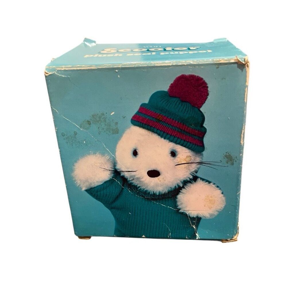 Avon 1983 Plush Seal puppet scooter